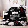 Playing Ball Customize Your Name Blanket Warm Comfortable And Soft Blankets Are Suitable For Home Lunch Break Blanket Office Sofa Sofa Gift To