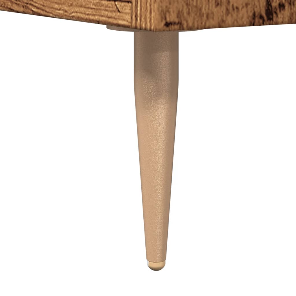 Vidaxl Chest of Drawers, Old Wood, 100X36X60 Cm, Wood-Based Material