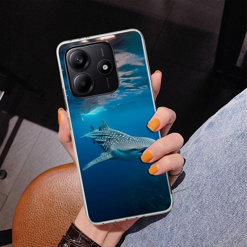 Ocean Whale Shark Phnoe Case for Phnoe Case for Xiaomi Redmi Note 15 14 14S 13 Pro Plus 12 12S 11S 11E 10S 10 11T 5G Unique Cove