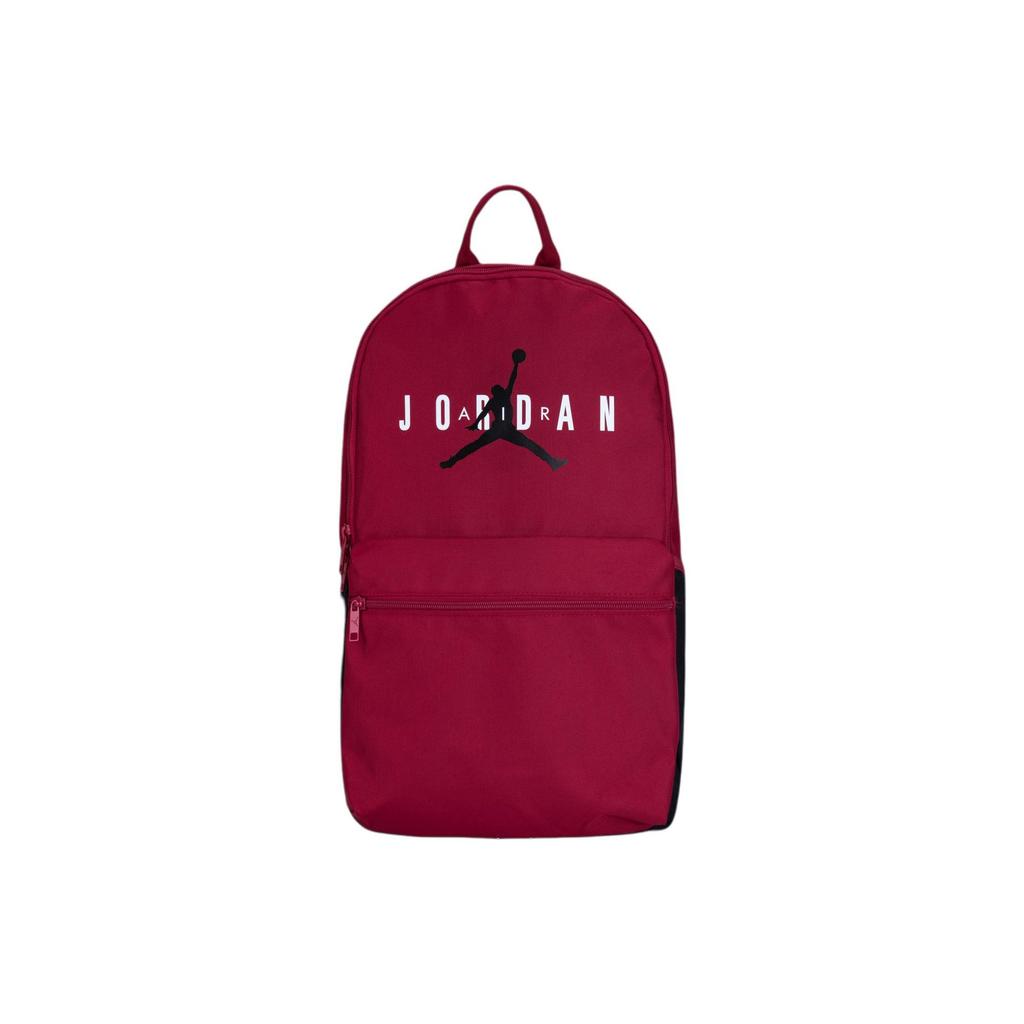 Jordan Logo Zipper Backpack Unisex Backpacks Red JD2333058AD-002