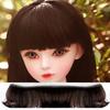CMD Doll Wig for 13, 16, and 14 Scale Dolls, OB, SD, and BJD, Straight, Short, and Long Hair, DIY Costume Wig (7 Bang Colors)