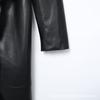 Womens Winter Faux Fur Trim Detachable Collar Long Coat Oversized Streetwear Style