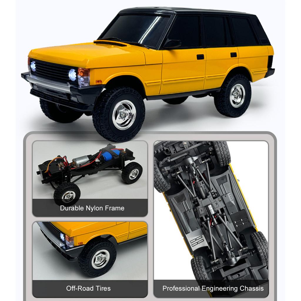 1:18 RC Car 4WD Off Road Remote Control Climbing SUV Truck Climbing Toy Vehicle Rubber Tires Spring Suspension 20m