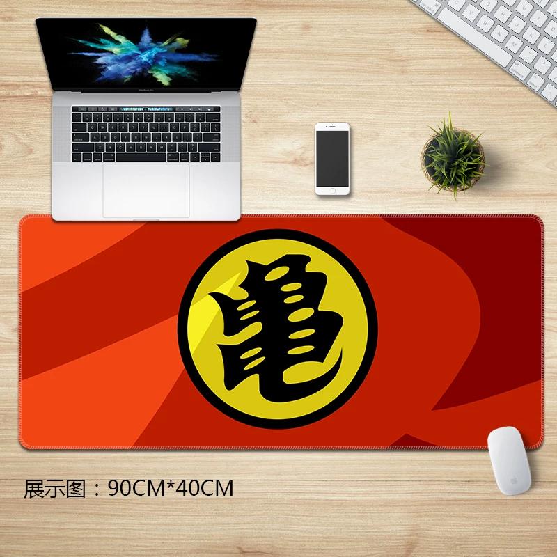 Leather Animation Mouse Pad Dragon Ball Mouse Pad Extra Long Wrist Guard Japanese Anime Hot Blood Son Goku Vegeta Man Keyboard Pad Desk Pad