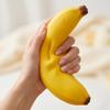 48cm Large Soft Squeeze Banana Toy Jumbo Size Fruit Shape Stress Relief Squishy Slow Rising Foam Sensory Toy for Kids and Adults