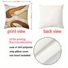 Modern pattern 2D flat printing home decoration polyester pillowcase, sofa decoration cushion cover, bedside throw pillow