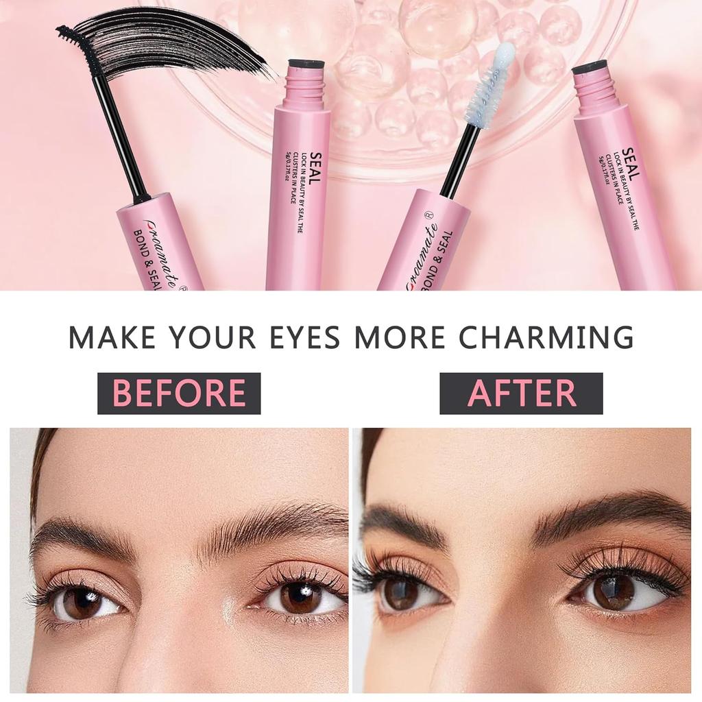 Eyelashes Glue Eyelash Bond and Seal Super Strong Hold Cluster Lash Adhesive Latex Free Waterproof Cluster Lash Glue for Eyelash Extension