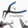 Internal Master Cylinder Snap Ring Pliers, Heavy Duty 90 Degree Long Nose Pliers for Trucks Motorcycles Car