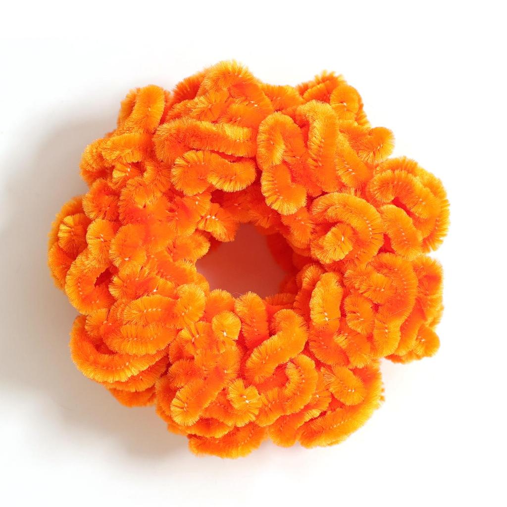 Ethnic Wool Knitted Scrunchies: Spring & Autumn Style Hair Accessories for Women