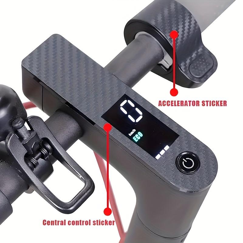 Protective Film Stickers, Electric Scooter Dashboard Protector Durable Carbon Fiber Design, Fit Scooter M365 /Pro Dashboard Scratchresistant Cover