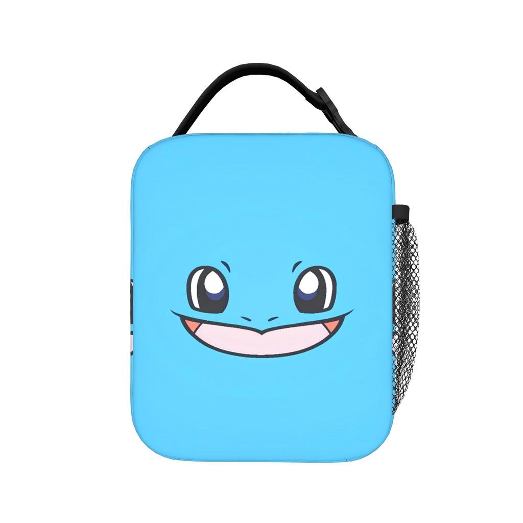 Squirtle Tiny Anime Lunch Bag School Lunch Box For Child Fun Graphic Thermal Lunch Bags Waterproof Convenient Cooler Bag