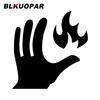 BLKUOPAR Try Touching The Flame Car Stickers Vinyl Occlusion Scratch Decals Creative Windows Vehicle Decor Car Styling