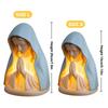 Virgin Mary Prayer Night Light, Elegant Religious Statue Lamp, Led Devotional Table Lamp, Soft Eye Protection Night Lights