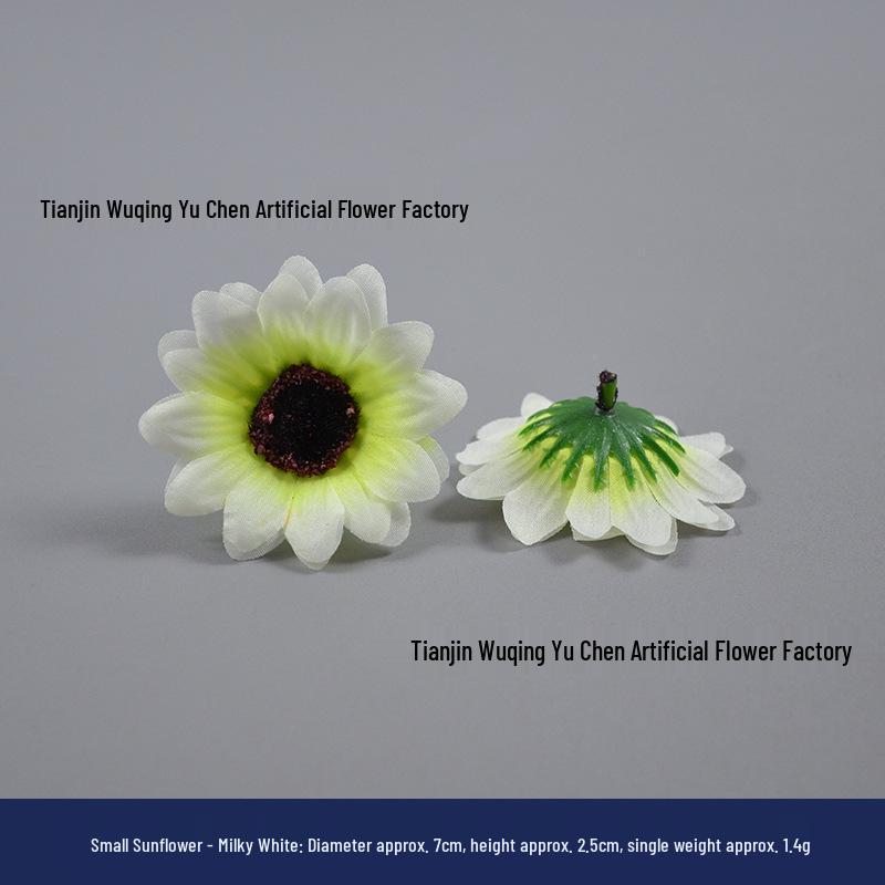 Artificial Sunflower Assortment: 7cm-14cm for Home Decor & Photography