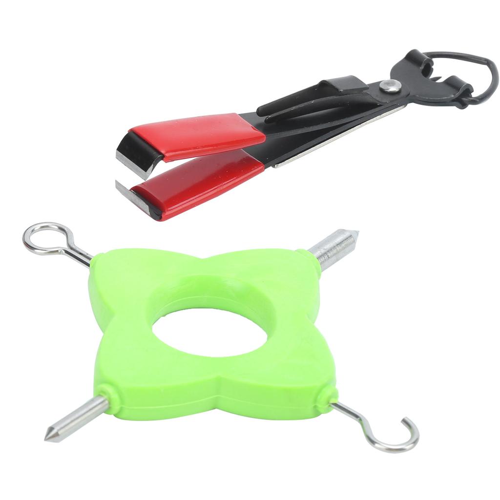 4 In 1 Multi Fishing Knot Puller Tool Bait Carp Fishing Line Knotting Knotless Knot Tool