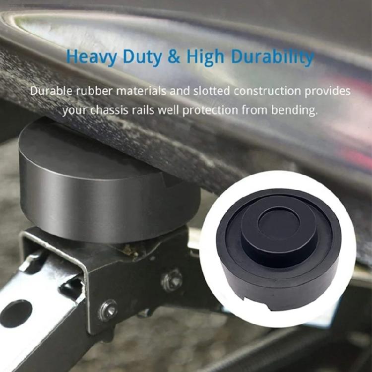 Bloco de Suporte Estabilizador de Borracha Multiuso para Elevação de Veículos Adequado para Reparos Automotivos Seguros e Distribuição de Peso