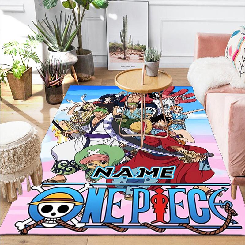 Custom 1Pc One Piece Adventure Rug Office Carpet Indoor Outdoor Entrance Doormat Nonslip Soft And Comfortable Living Room D2915195