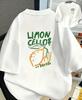 Limoncello Lemon Print Tshirt Italian Summer Graphic Short Sleeve Tops Unisex Unisex Casual Loose Streetwear Daily Wear Tee