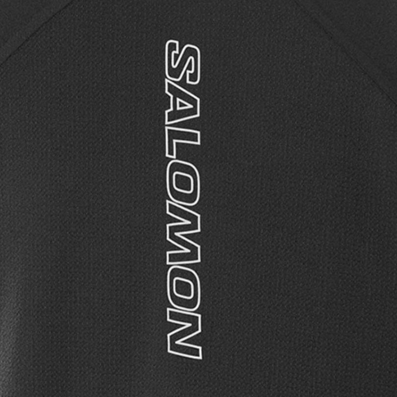 New SALOMON Sense Aero SS T Shirt Men's Pitch Black LC2187200