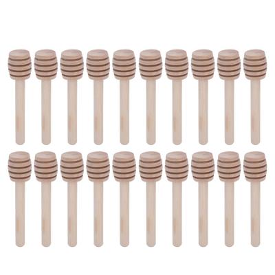 20 PZ Stecchini Mielatore in Legno Bastoncini per Mescolare per Marmellata Sciroppo Caramello Cioccolato Fuso