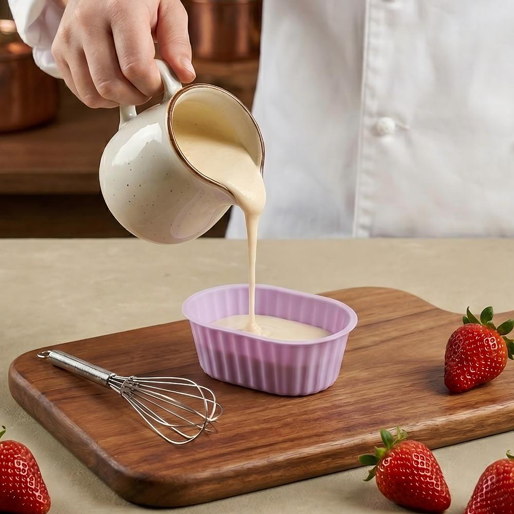 12 Piezas Herramienta de Silicona para Cupcakes Molde para Hornear Cupcake y Muffin para Hacer Pasteles Cocina DIY