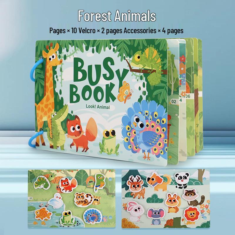 Jelly Sticker Book: Early Education Brain-Training Toy for Kids