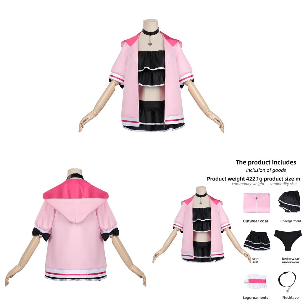 Cosmic Princess Kaguya Komazawa Noi Cosplay Costume For Girls Polyester Swimwear For Game Role Play