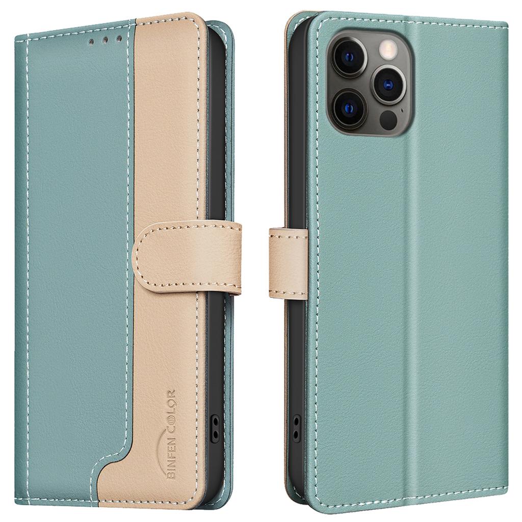 For iPhone 13 Pro Max Leather Case Wallet Phone Cover RFID Blocking