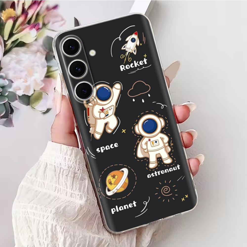 Hülle Für Samsung Galaxy S24 FE Hülle Lustige Tiere Weiches Glattes Flüssiges Silikon Hochwertige Abdeckung Für Galaxy S24 FE SM-S721B 6,7"