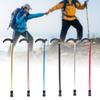 Wandelstok met ergonomisch handvat 2 secties Lengte verstelbaar Stabiel Antislipkruk Wandelstok voor dames heren