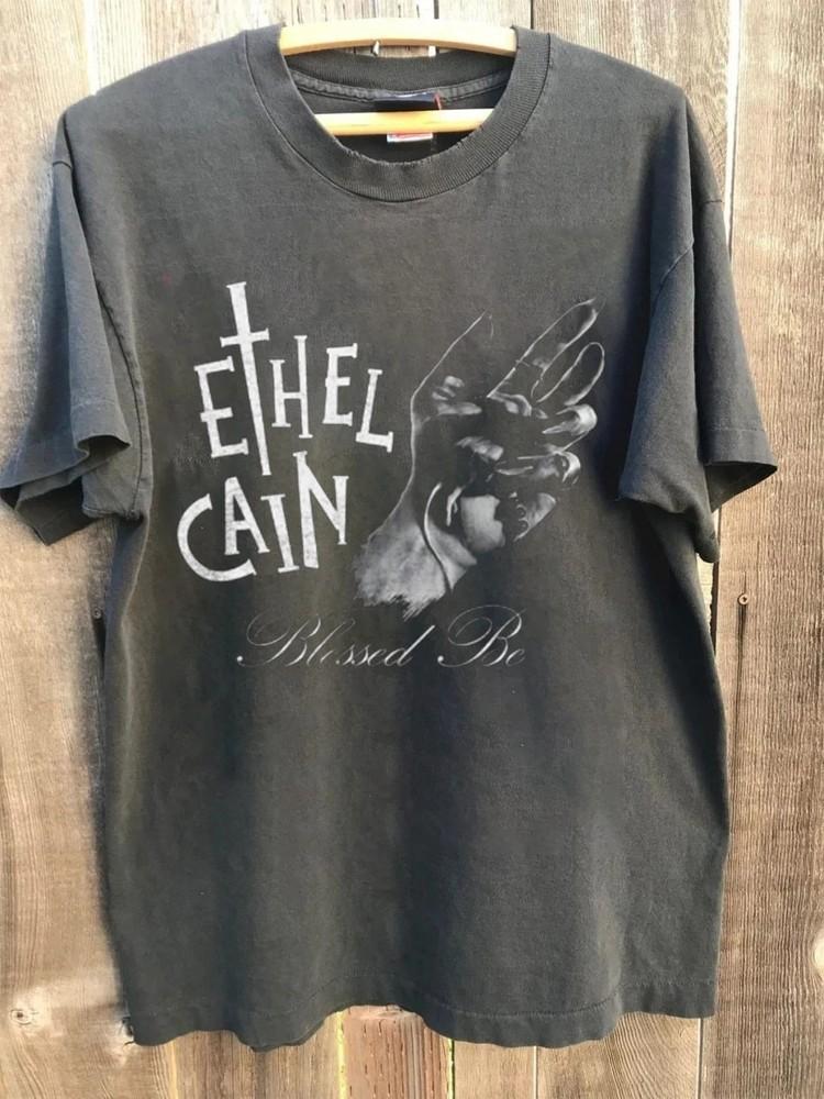 

Ethel cain blessed be 2025 Tour Charcoal Unisex T-Shirt S-5XL Reprint Unisex T-Shirt XXXL