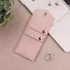 Travel Unique Jewelry Roll Bag Organizers Necklace Storage Box Microfiber Texture Suitable for Rings Earrings Necklaces