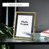 4/6/7inch Metal Photo Frame Nordic Gold Painting Picture Poster Wall Photoes Cube Frames Baby Black Family Decorative