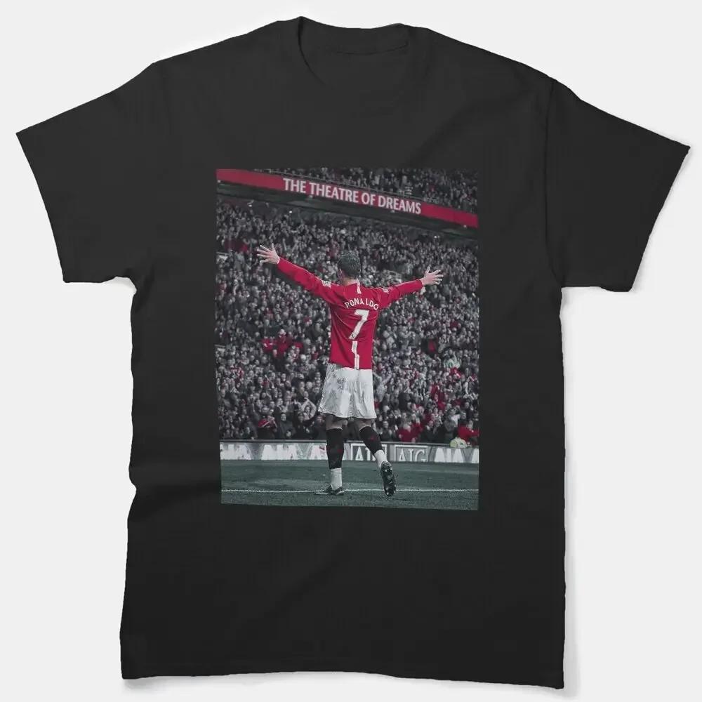 Cristiano Ronaldo Classic Retro Anime Graphics Unisex Short Sleeve T-shirt High Quality Graphic T Shirts Y2k Top Women Clothing