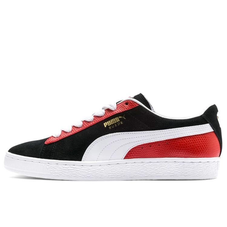 PUMA Suede Classic Block  Snakeskin  Men s 369873-01 EU 35.5