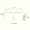 Modern Round Yellow Ducks Knives Yellow Elegant Pattern Umbrella