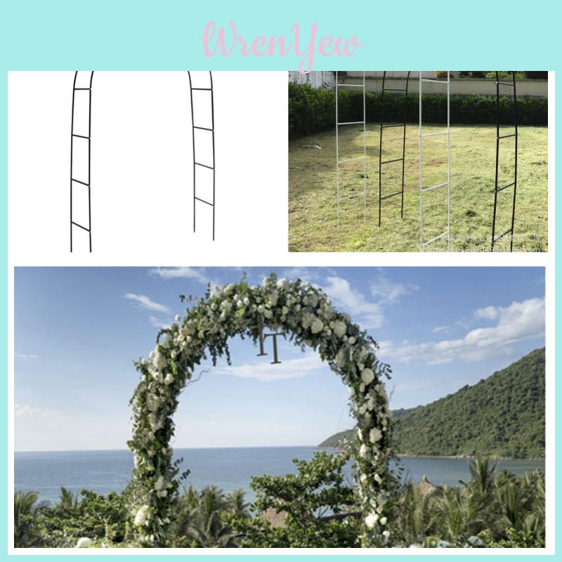 Climbing Plant Support Arch Foldable Metal Trellis For Roses And Cucumbers Outdoor Yard Decoration