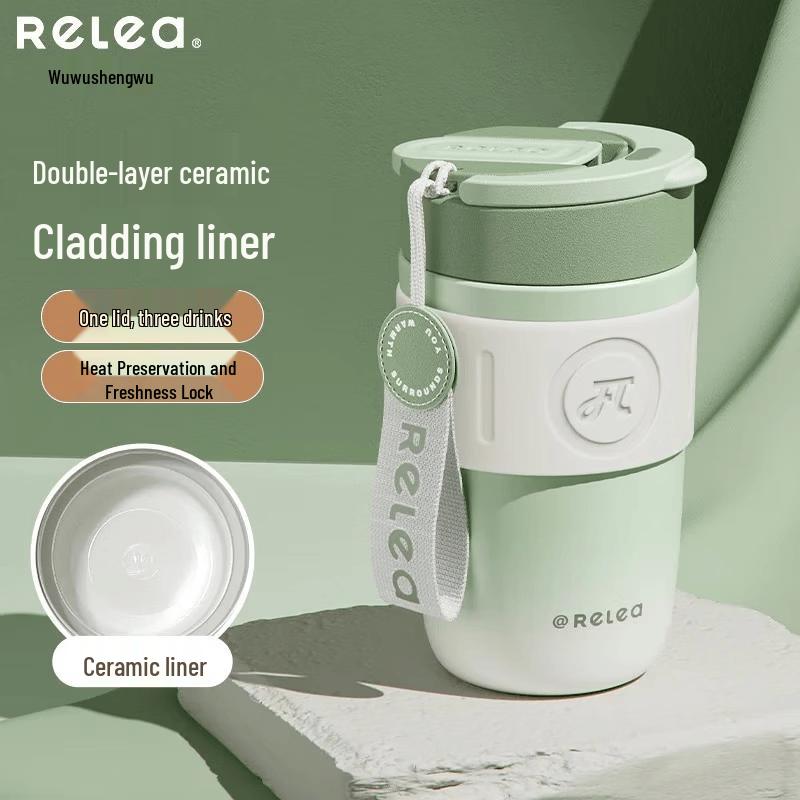 RELEA Ceramic-Lined Insulated Tumbler