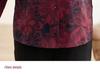 Women's Loose Floral Print Lapel Shirts for Spring and Autumn: Long-Sleeved, Plus Size, Suitable for Middle-Aged and Elderly
