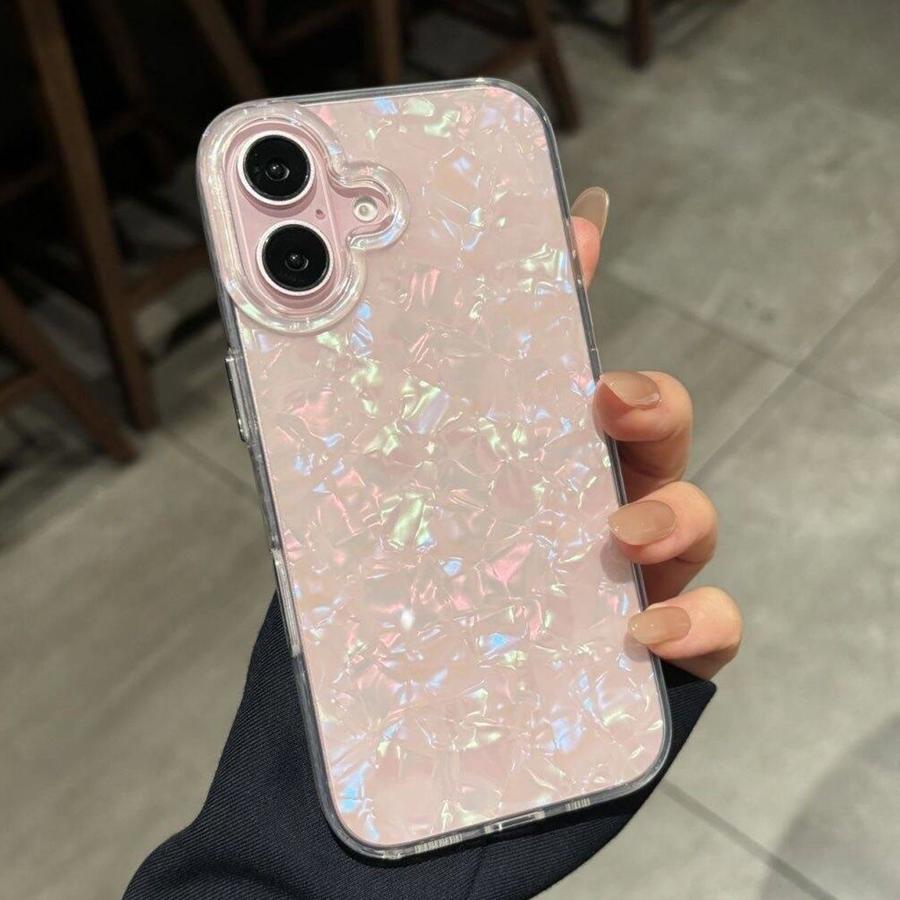 

Роскошный чехол для телефона Shiny Dream Shell Pattern для iPhone 11 12 13 14 15 16 Pro Max Plus IMD противоударный бампер задняя крышка For iPhone 13