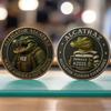 Alligator Alcatraz Collectible Coin Novelty 2025 Alligator Alcatraz Merch Alligator Alcatraz Challenge Coin Gifts Decorative