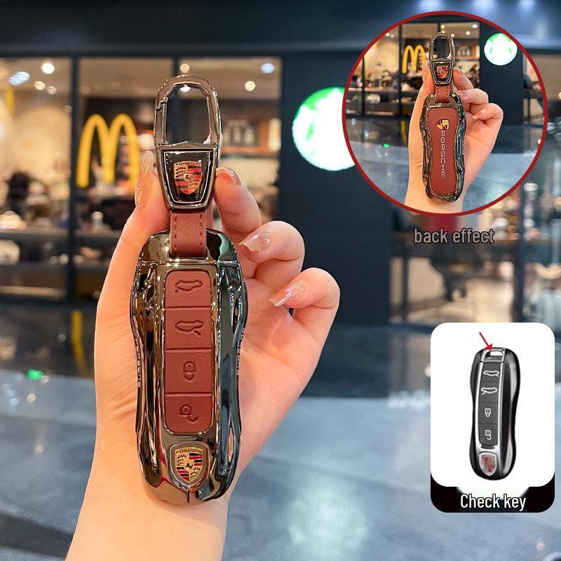 Vlastní kryt klíče pro dálkové ovladače Porsche Panamera, Macan, Cayenne, Taycan a 718