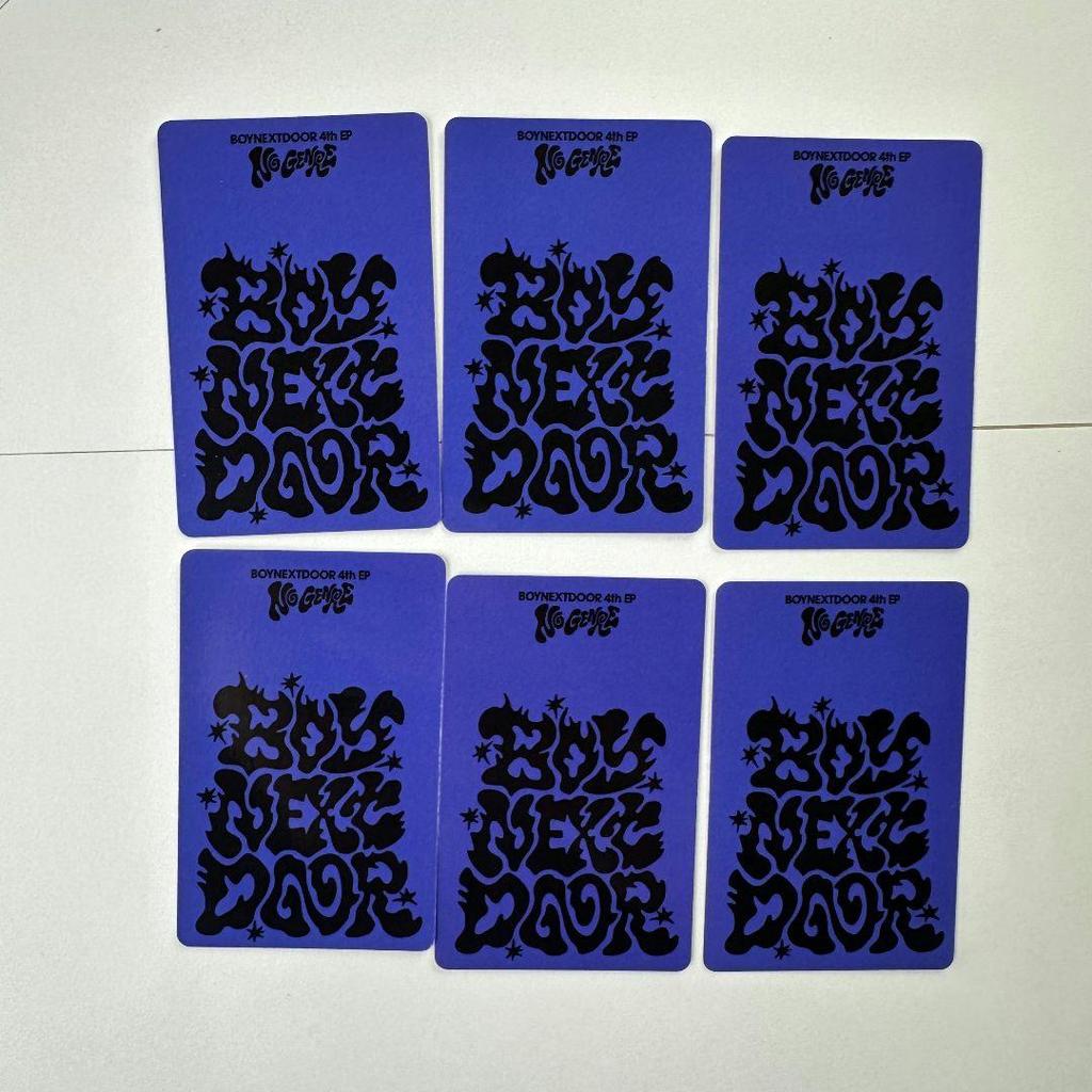 [USED] BOYNEXTDOOR US Exclusive No Genre Target Trading Cards (6 pieces)