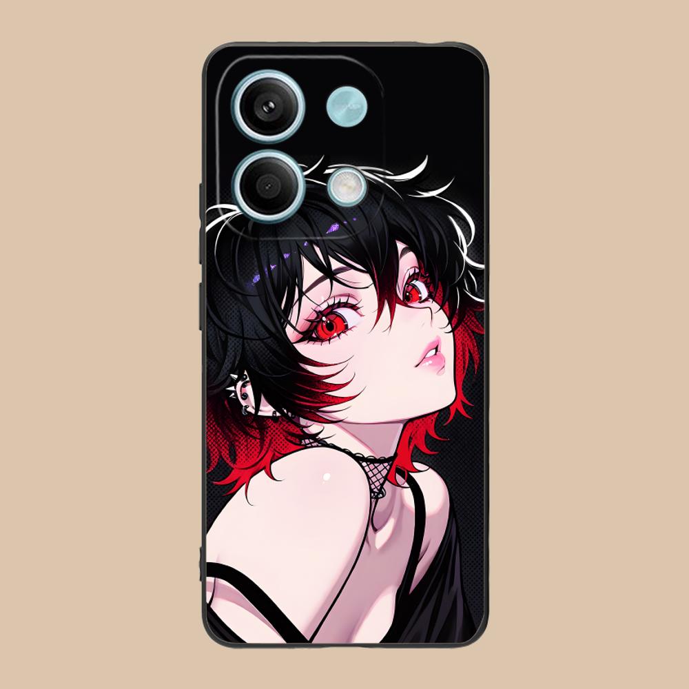 

Anime Punk Girl Phone Case for POCO M6 M5 M4 M3 X7 X6 X5 X4 X3 F6 F5 F4 Pro GT 5G Colour Printing Protective Pretty Luxury Cover Poco C40