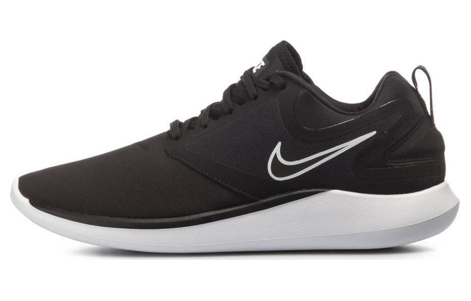 

Nike Lunarsolo Cushioning Breathable Cushioning Breathable Low top Running Shoes Men s Black White AA4079-001 45