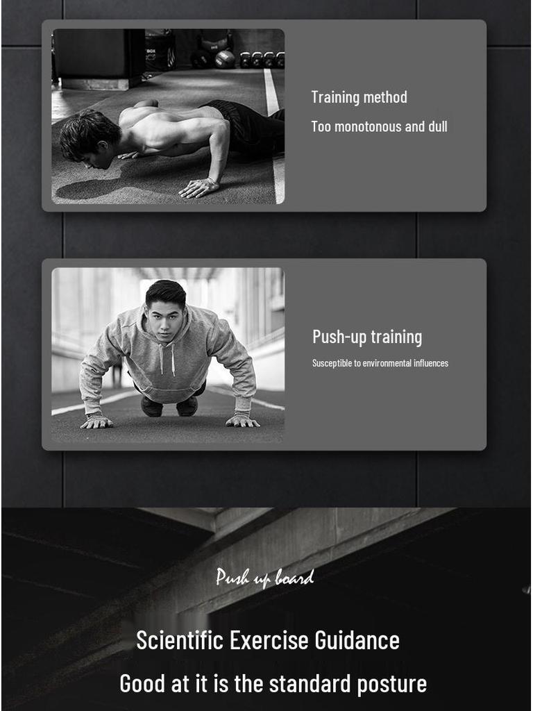 Multifunctional Push-Up and Plank Training Board for Home Fitness