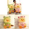 Frog Dududuck Pig Plush Toy Cartoon Stuffed Doll Bedroom Decoration Kids Gift