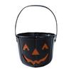 Halloween Candy Bucket Pumpkin Skull Bucket Trick or Treat Bucket with Handle for Kids Halloween Party Decoration