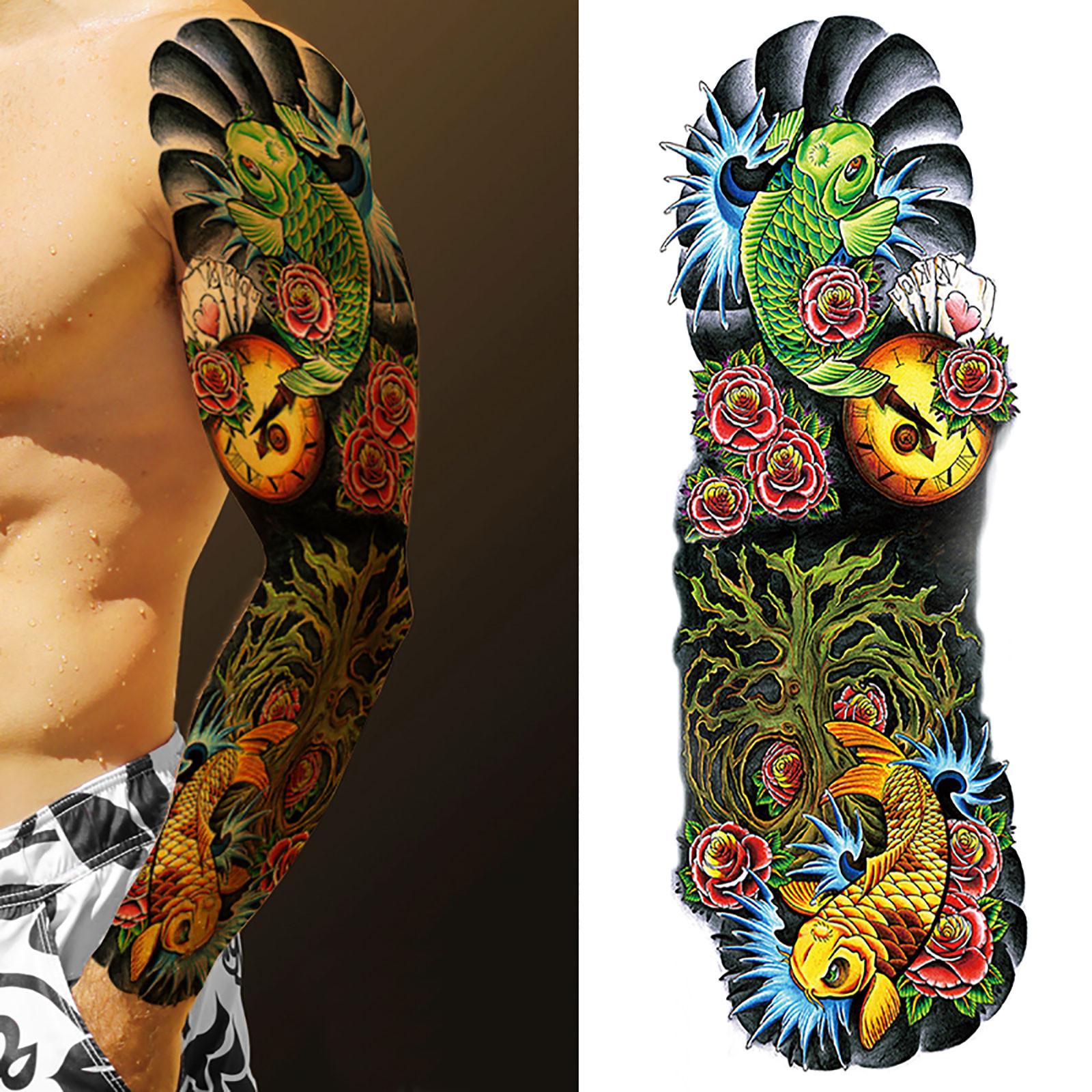 

Men and Women Arm Temporary s Sticker Fake Tatoo Hot 3D Waterproof