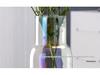 Transparent Minimalist Glass Vase for Office Decoration with Fresh or Dried Flowers